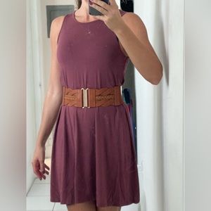 Express Loose knit Dress- Mauve